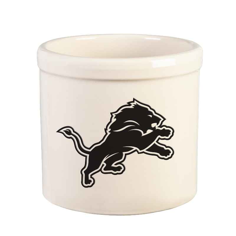 NFL Team Logo Stoneware Crock - Detroit Lions